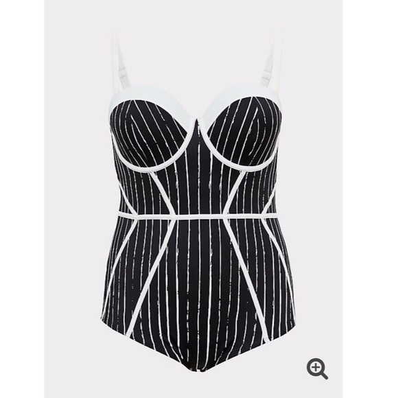Torrid Nightmare Before Christmas One Piece Swimsuit - Picture 4 of 10